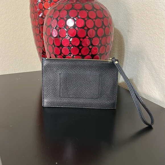 Kate Spade On Purpose Small Leather Zipped Wristlet - Embroidered Chili Pepper - Picture 6 of 16